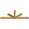 Ekena Millwork Kennewick Rough Sawn Timber Gable Bracket, Western Red Cedar, 84"W x 31"H x 4"D x 4"F, 9/12 Pitch GBW084X31X0404KEN00RWR - alternate 2